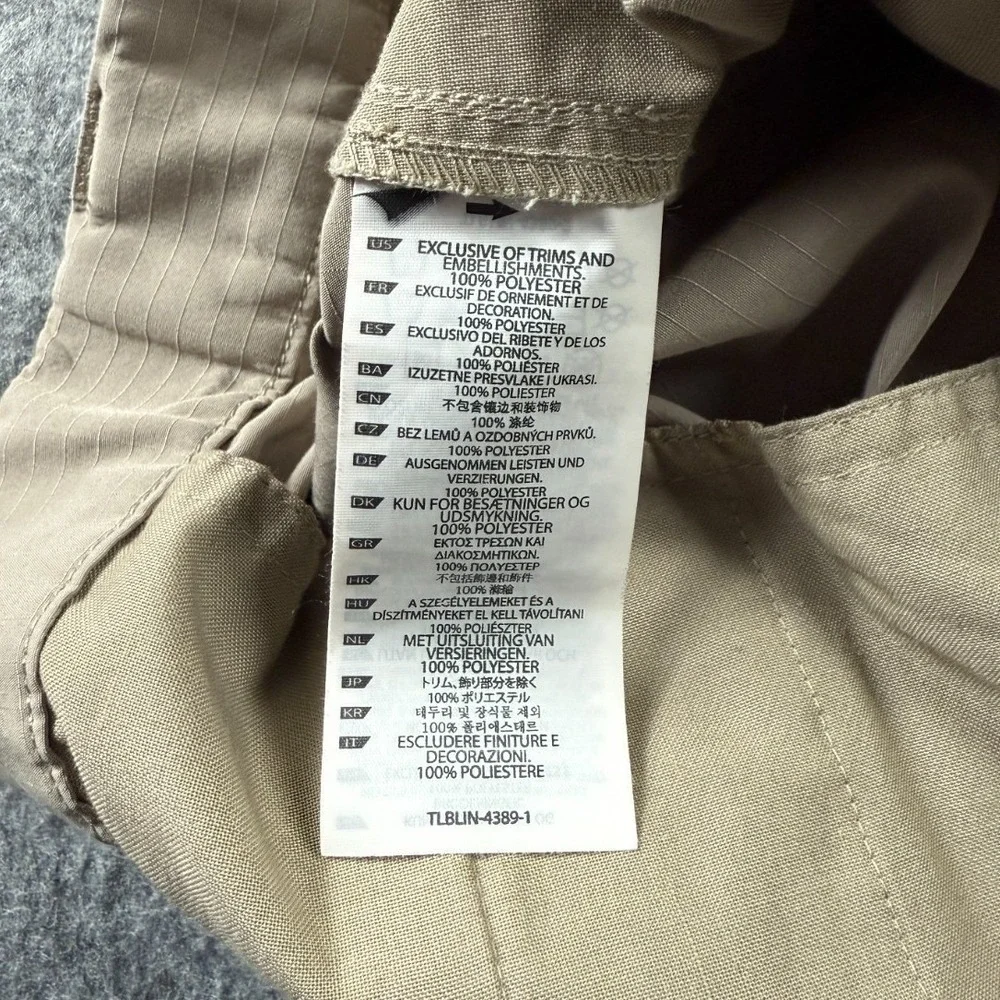 5.11 Tactical Mens 38x31 Fast-Tac Urban Pants Regular Stretch Khaki EMS Police